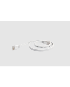 Eiratek Cat6 Ultra-Thin Flat Ethernet Patch Cable – 1m White