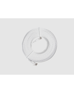 Eiratek Cat6 Ultra-Thin Flat Ethernet Patch Cable – 5m White